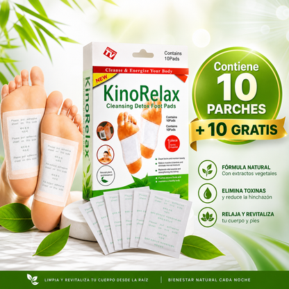 KinoRelax™ – Parches Detox para Pies