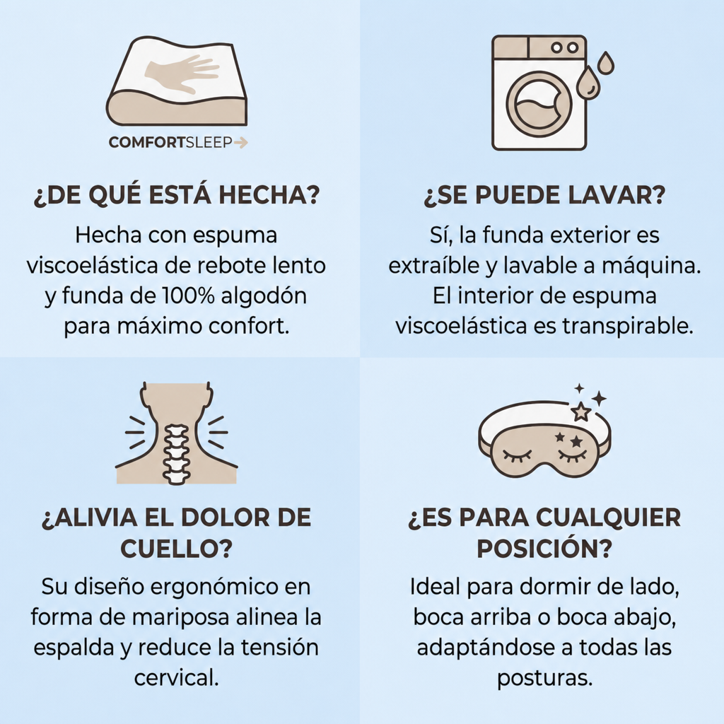 ErgoLuxe™ - Duerme mejor desde la primera noche